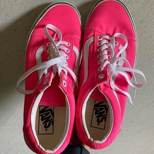 Vans Neon Pink Shoes
